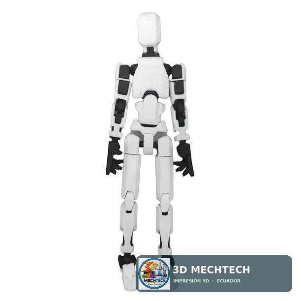 Dummy 13 Articulado Blanco y Negro | Figura Armada