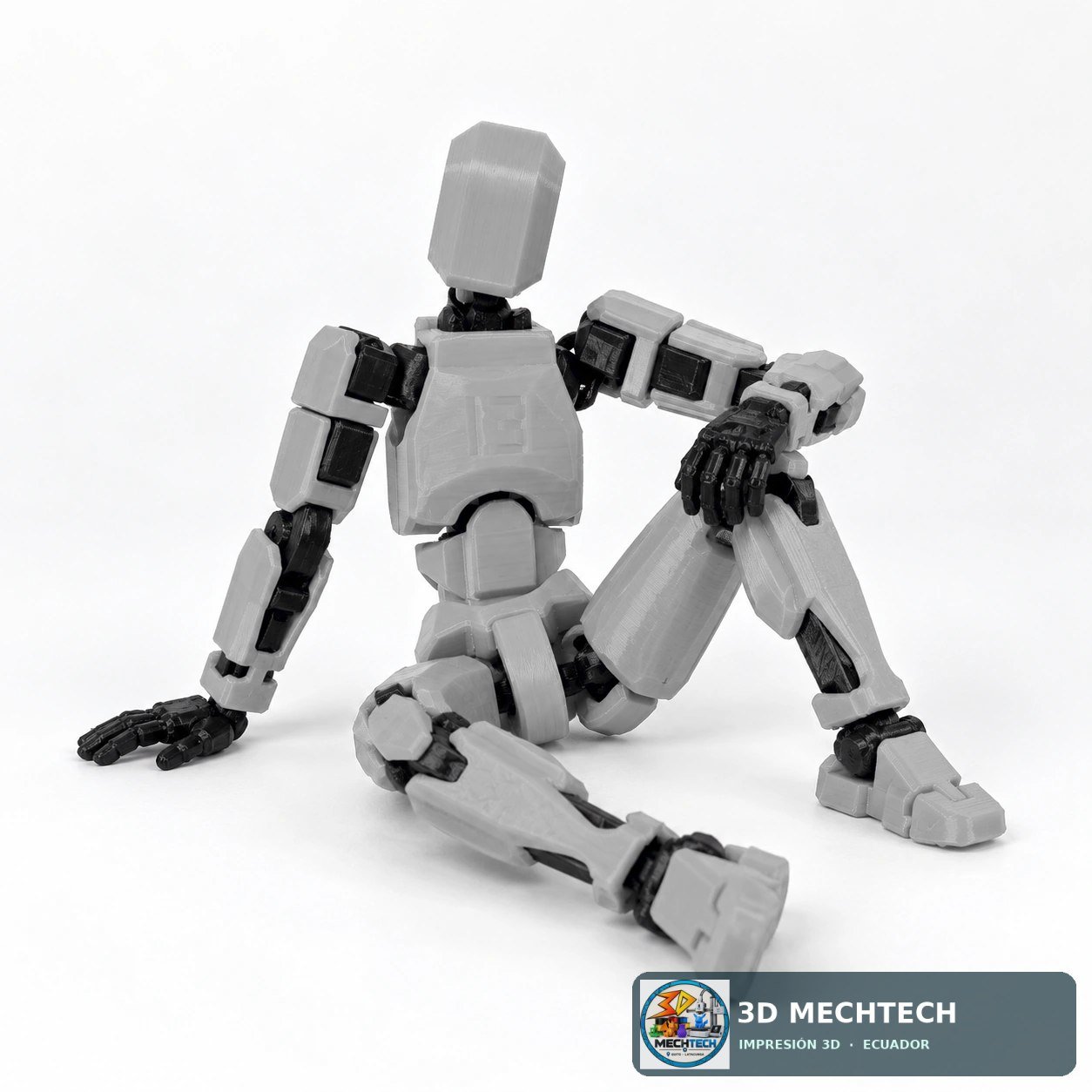 Dummy 13 Articulado Gris y Negro | Figura Armada