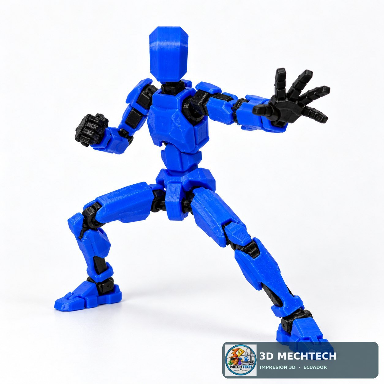 Dummy 13 Articulado Azul y Negro | Figura Armada